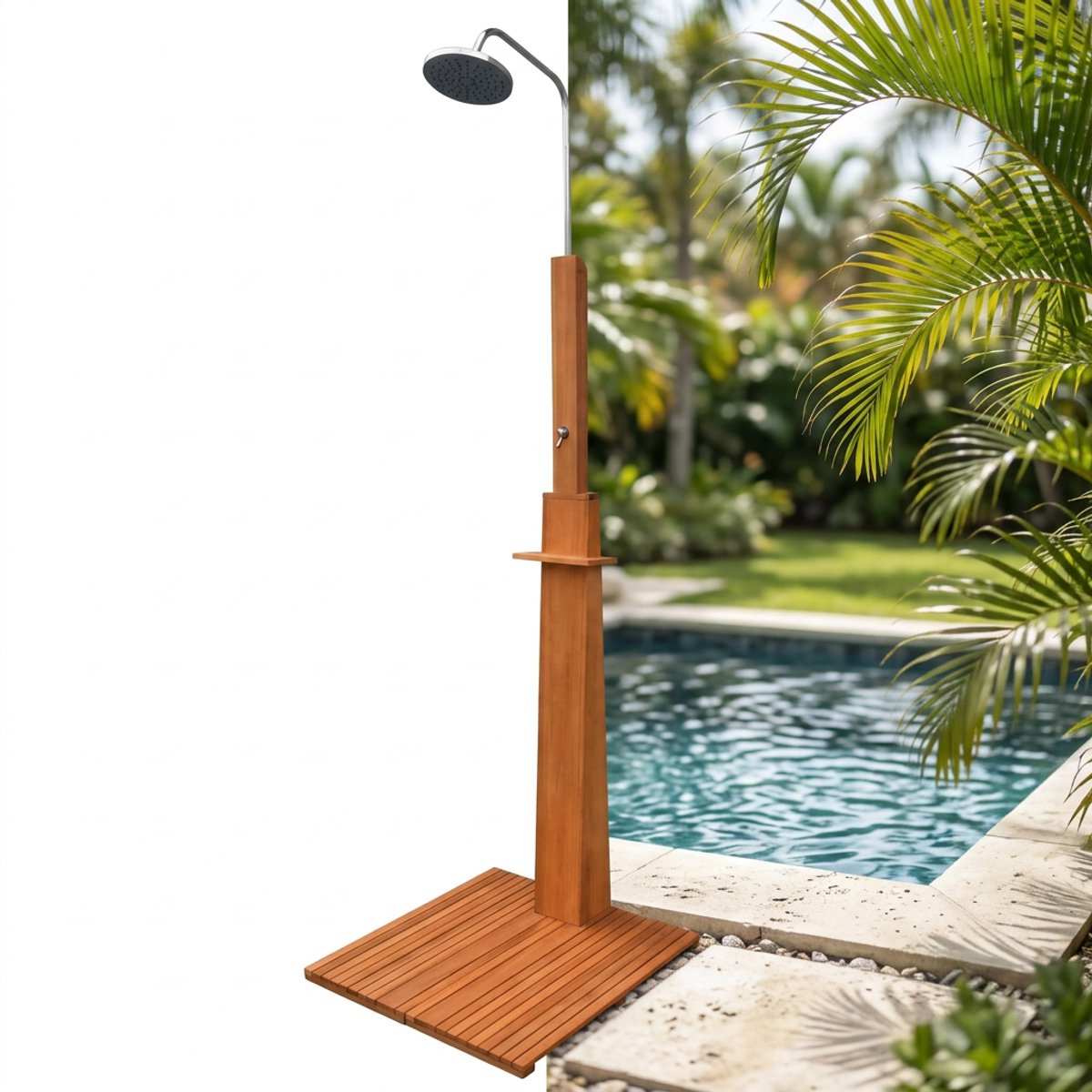 Buitendouche - Tuindouche - Voor Tuin - Camping - Zwembad - Bruin en zilverachtig