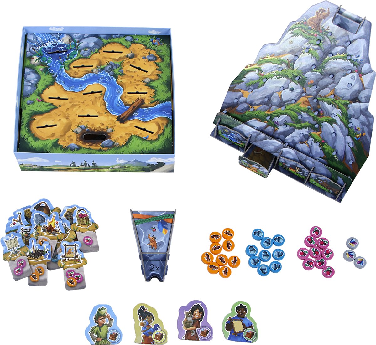 999 Games - Paleolino - Bordspel - Coöperatief geheugenspel voor kinderen — afbeelding 6