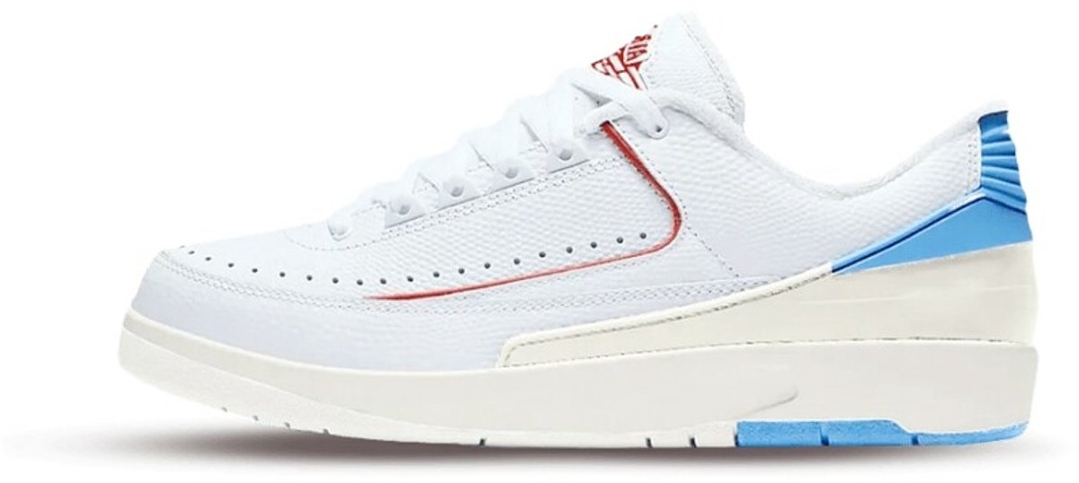 Air Jordan 2 Retro Low UNC To Chicago (W) - Maat 38.5