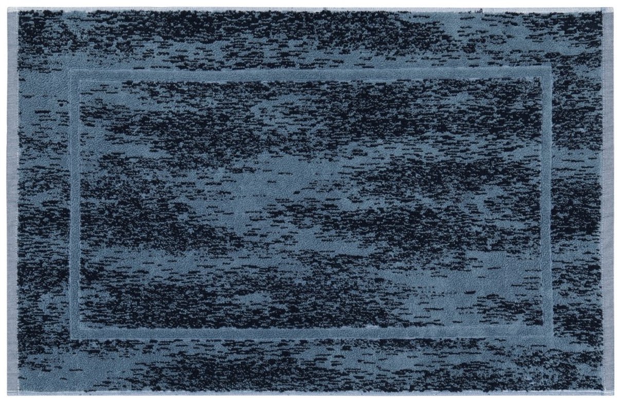 K-3 Suimei luxe badmat - blauw - luxe jacquard douchemat - 50×80 cm