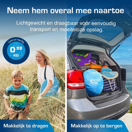 Pop-up strandtent met UPF 50+ bescherming en draagtas van POP — afbeelding 2