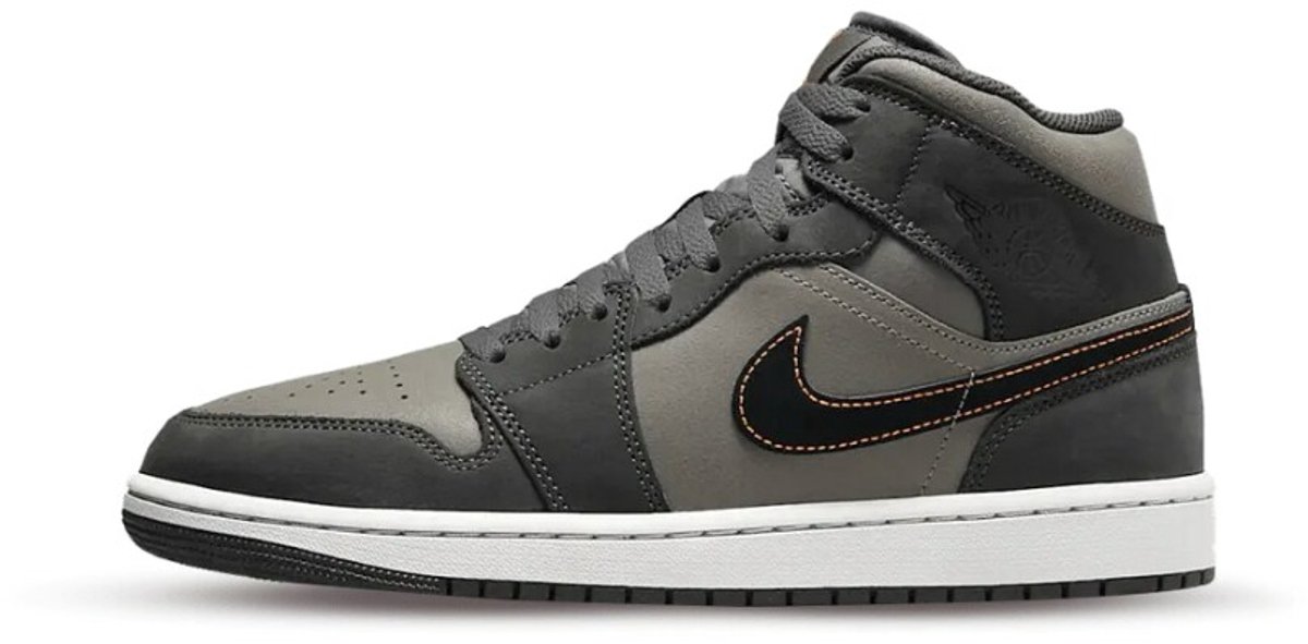 Jordan 1 Mid SE Stadium Heren Sneakers� Oranje