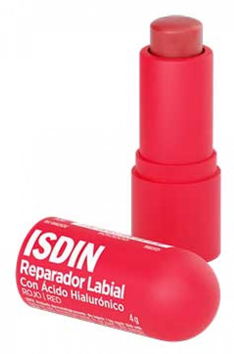 Gekleurde Lip Balsem Isdin Rood 4 g