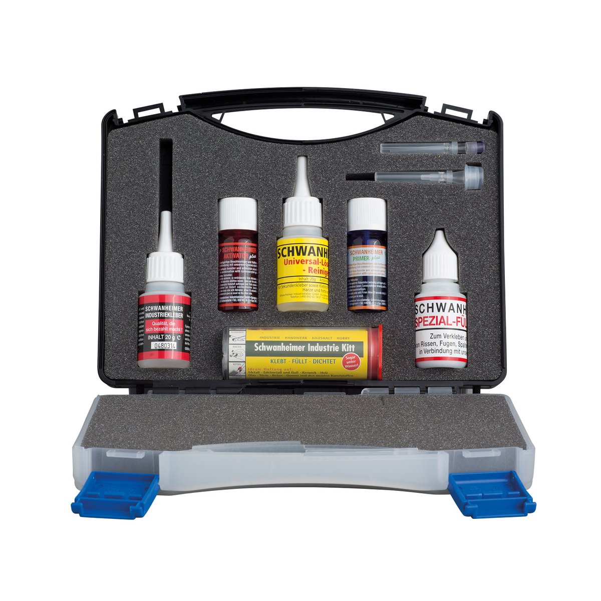 Schwanheimer Reparatie lijmkoffer - Complete set