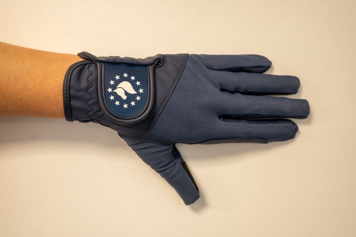 ESHA Paardrijhandschoenen: Navy Gents-XS