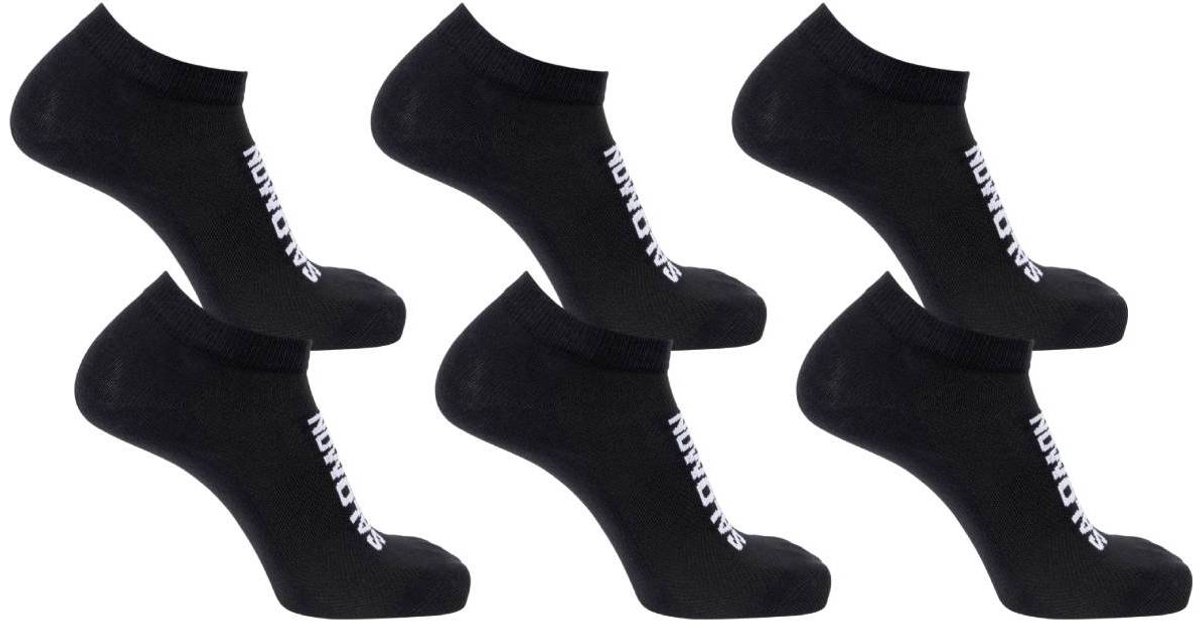 Salomon Everyday Lite Low Ankle Socks 6-Pack Enkelsokken Zwart