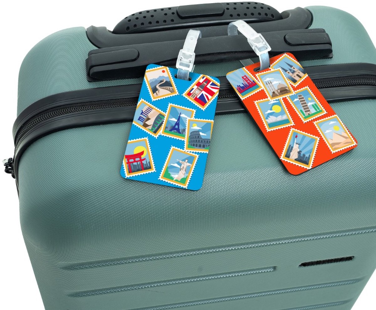 Travelon World Attractions Kofferlabels (Set van 2