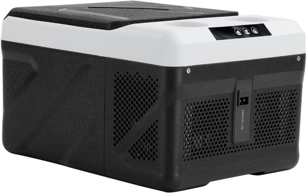 QUOVO® Compressor Koelbox - Koelbox - Elektrische Koelbox - Zwart - 43cm x 33cm x 26cm