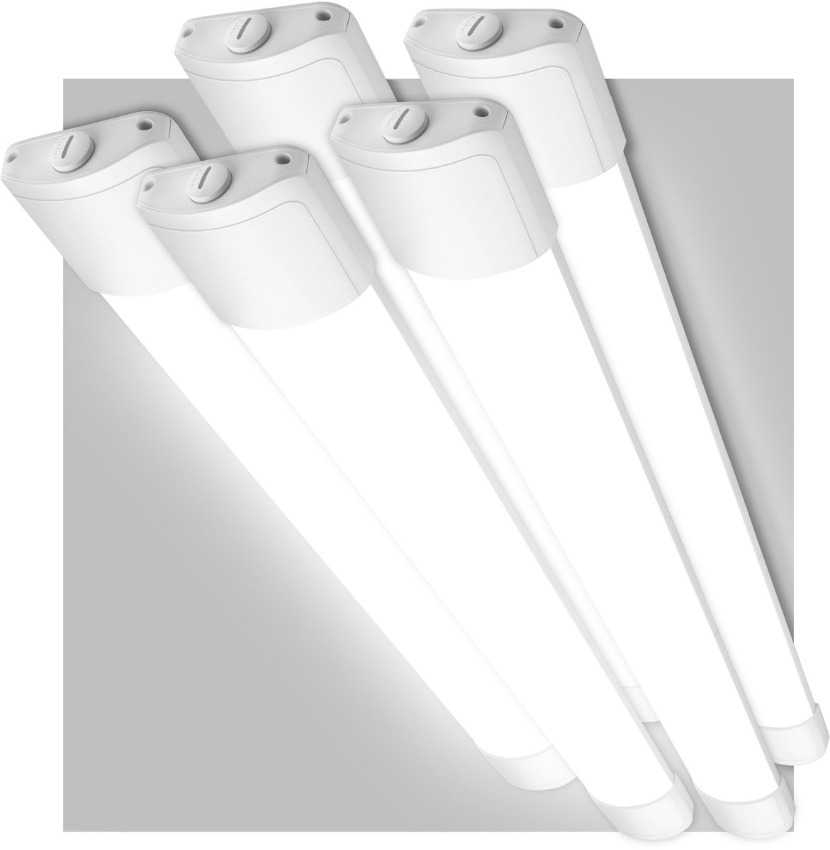 Oraymin 5x LED Magazijnverlichting 60 cm 20W - IP66 Waterdicht - 2200LM - Koppelbare LED Buislamp Wit