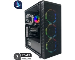 AZZA Prime Gaming PC - AMD Ryzen 7 5700X - NVIDIA RTX 5060 - 16 GB RAM - 1 TB SSD - WiFi