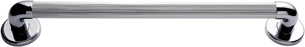 Badkamer handgreep - Veiligheidshandgreep - Veilig in huis - Geribbelde grip - 60 cm - Chroom