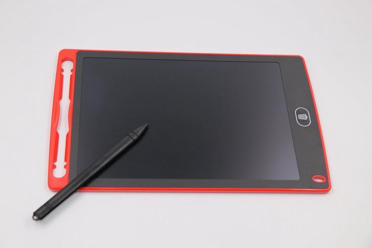 Tekentablet LCD - Schrijftablet E-writer - Leren Tekenen Schrijven - Dun Lichtgewicht Compact - 8.5 Inch - Zwart