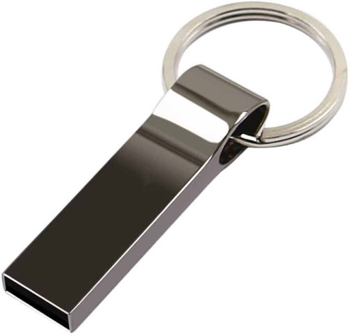 Metalen Usb Stick - Geheugenstick Pendrive - Bestanden Opslaan - Waterdicht Ontwerp - 64Gb - Zilver
