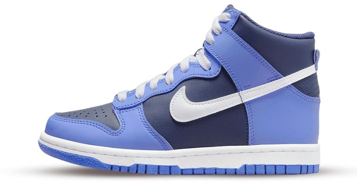 Nike Dunk Hoog Unisex Sneaker Blauw