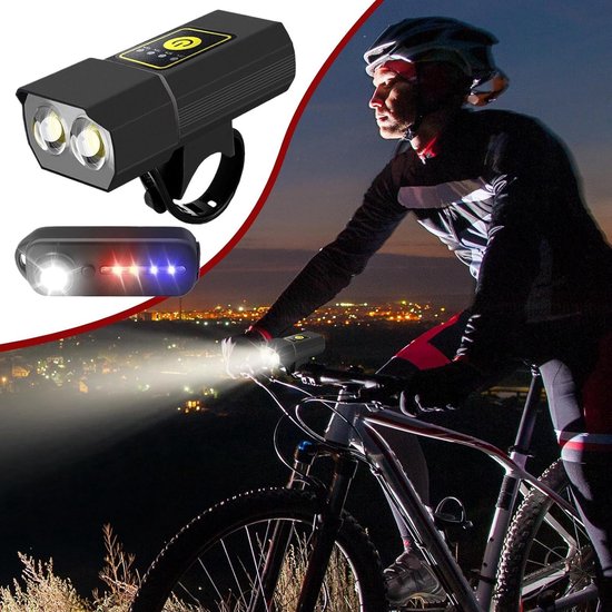 Super Bright Bike Light – Bicycle Headlight, Rechargeable USB Lamp | Waterproof Front Light for Road Bike, Scooter, Helmet, Home Work, Evening Trip, Outdoor Use, Men Women Safety Night Lights — afbeelding 2
