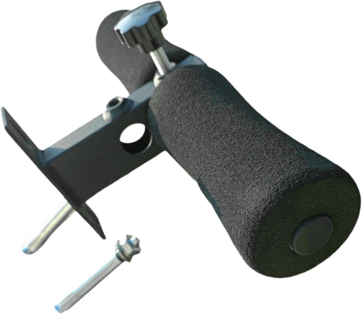 Sit-up Trainingshulpmiddel - Buikspiertrainer Voetsteun - Thuis Fitness - Veelzijdig Oefenapparaat - 36 x 14 x 8.5 cm - Zwart