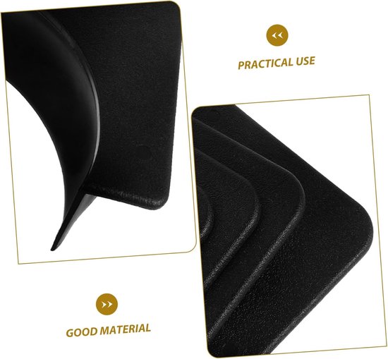 Kinder Pooltafel Accessoires - Biljart Pockets - Educatief Spel - Veilig Plastic Materiaal - Set van 6 - Zwart van kinder — afbeelding 5