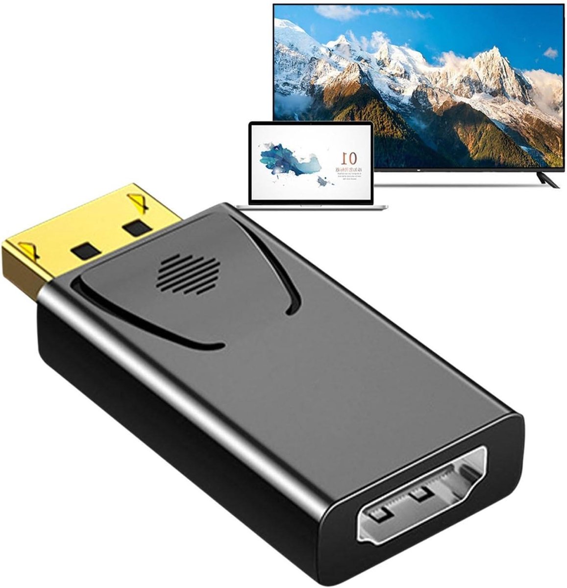Mini Display Kabel - DP HD Adapter - Scherm Uitbreiden - 4K 60 Hz