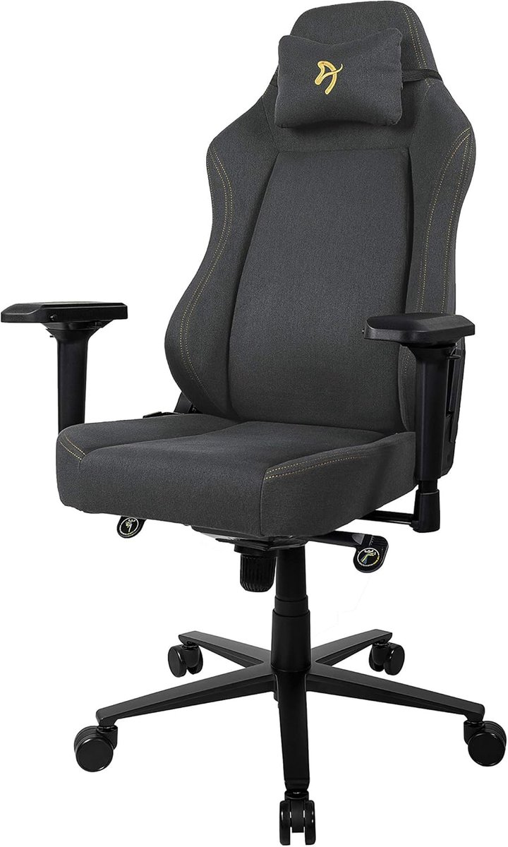 Prestige Primo Ergonomische Directiestoel Zwart & Goud 141 cm