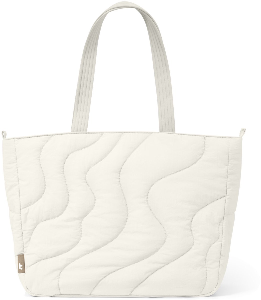 tomtoc Terra-T38 16 inch Puffy Laptop Tote Bag voor Dames 13,5L, Lichtgewicht werktas met gewatteerd laptopvak voor 15-16 inch MacBook, Grote tas voor winkelen, reizen, de sportschool en dagelijkse benodigdheden
