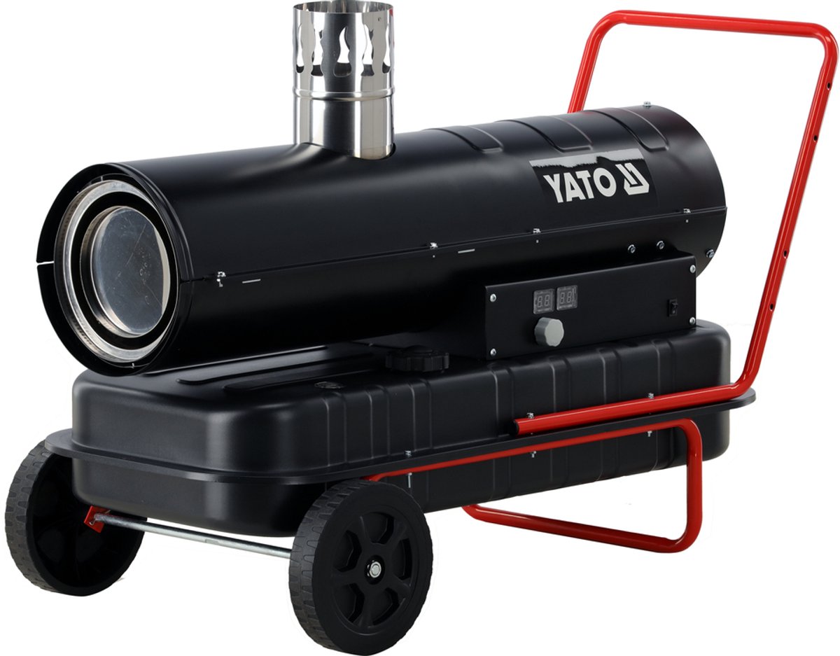 YATO YT-99739 Diesel Heteluchtkanon - 30kW - Indirecte Verbranding (Afvoer) - 50L Tank - Verwarmt tot 300m² - LED Display & Thermostaat