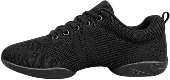 Baskets de danse Femme | Noir | "Salsette" | Chaussures de danse végétaliennes | Hip hop, latino, zumba | Taille 39