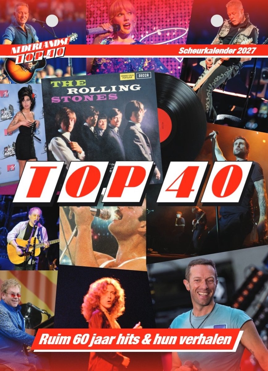 Top 40 Scheurkalender 2027