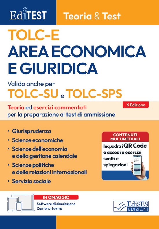 TOLC-E Area economica e giuridica - cover