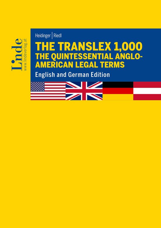 Linde Lehrbuch - The Translex 1,000 – The Quintessential A ... - cover