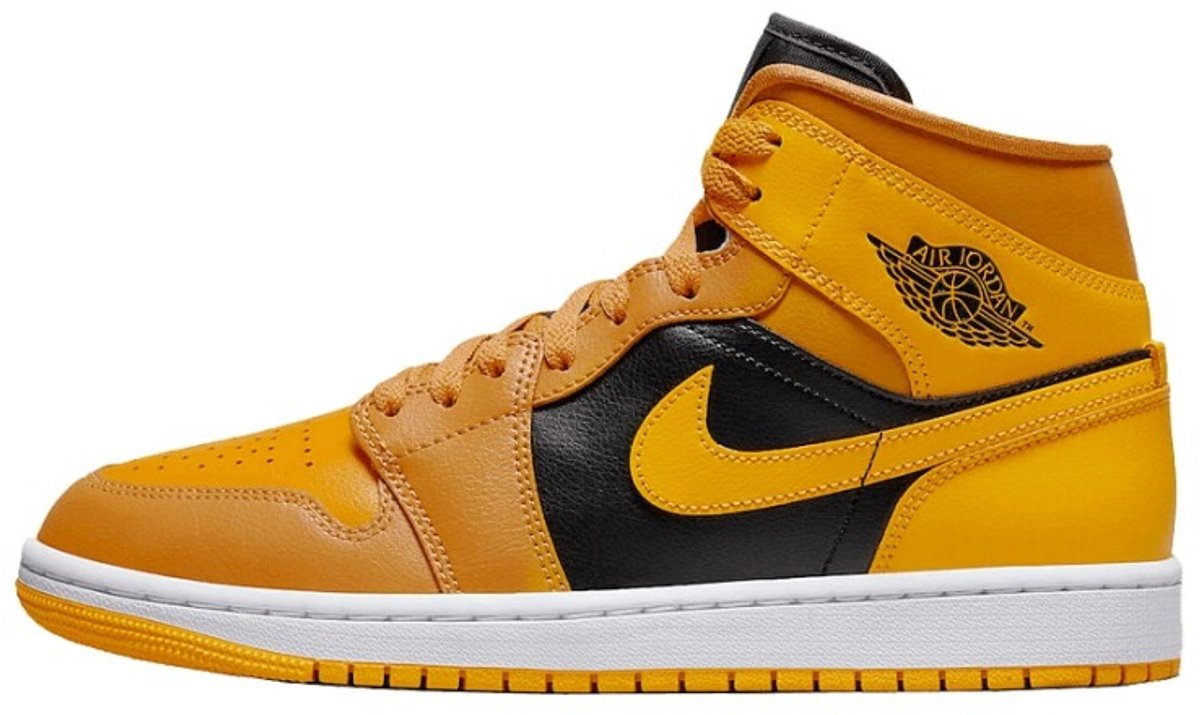 Nike Air JORDAN 1 MID “”GOLDEN “” Sneakers Unisex Geel