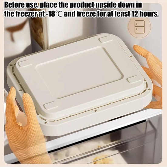 Gerolde ijsmachine - Dessert maker - Thuis desserts maken - Geen elektriciteit nodig - 23 cm - Roestvrij staal — afbeelding 4