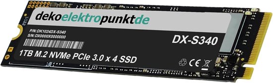 Interne SSD Schijf - Harde Schijf - Systeemprestaties Verbeteren - NVMe PCIe 3.0 x 4 - 1TB Capaciteit - Zwart — afbeelding 4