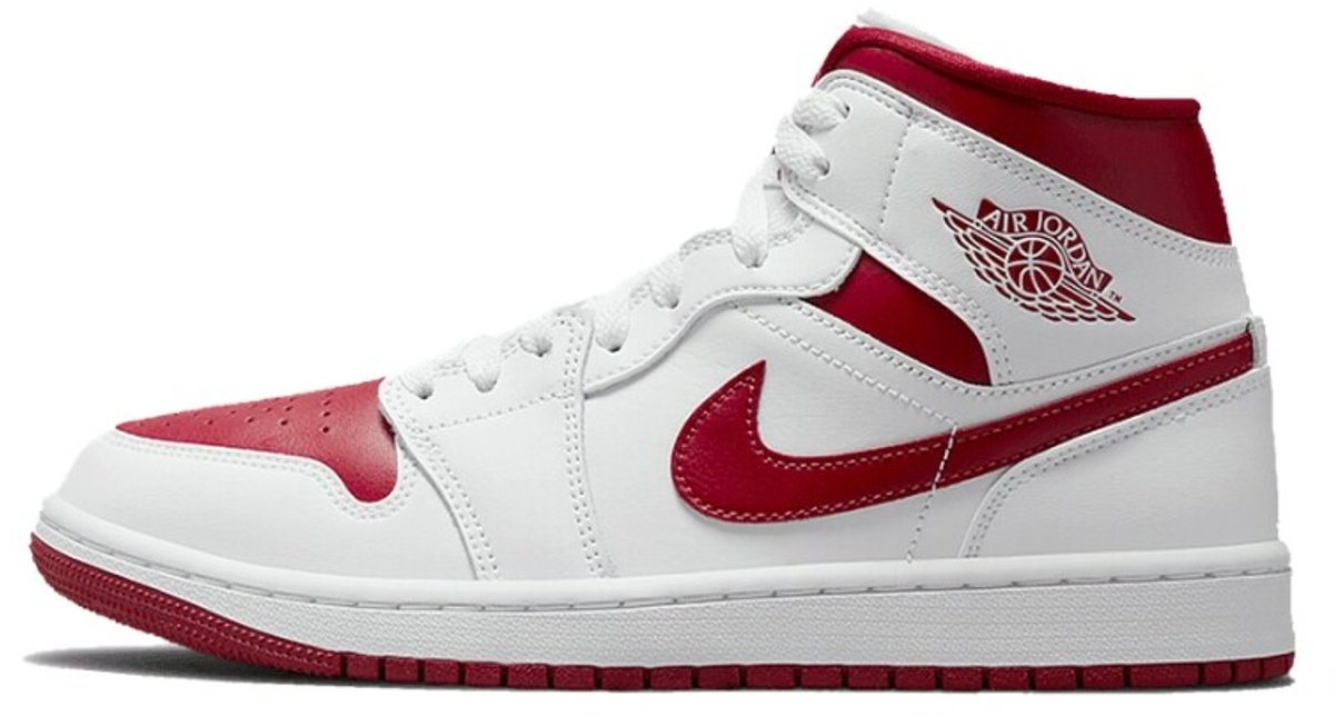 NIke Nike Air Jordan 1 Mid Reverse Chicago Sneakers Unisex Rood
