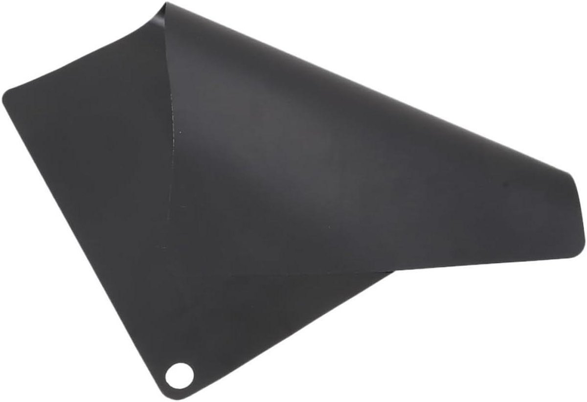 Kookplaat Mat Beschermmat Siliconen Keuken Beschermen Hittebestendig Antislip 35 cm Zwart