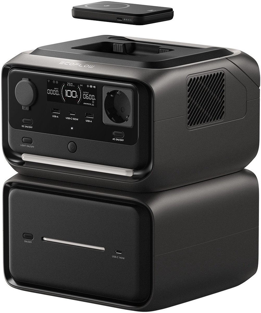 EcoFlow River 3 Max Plus 858Wh Power Station (Wireless)