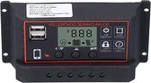 Slimme Laadcontroller - Zonnepaneel Regelaar - Off Grid Stroom - PWM Laadbeheer - 30A Systeem - Rood