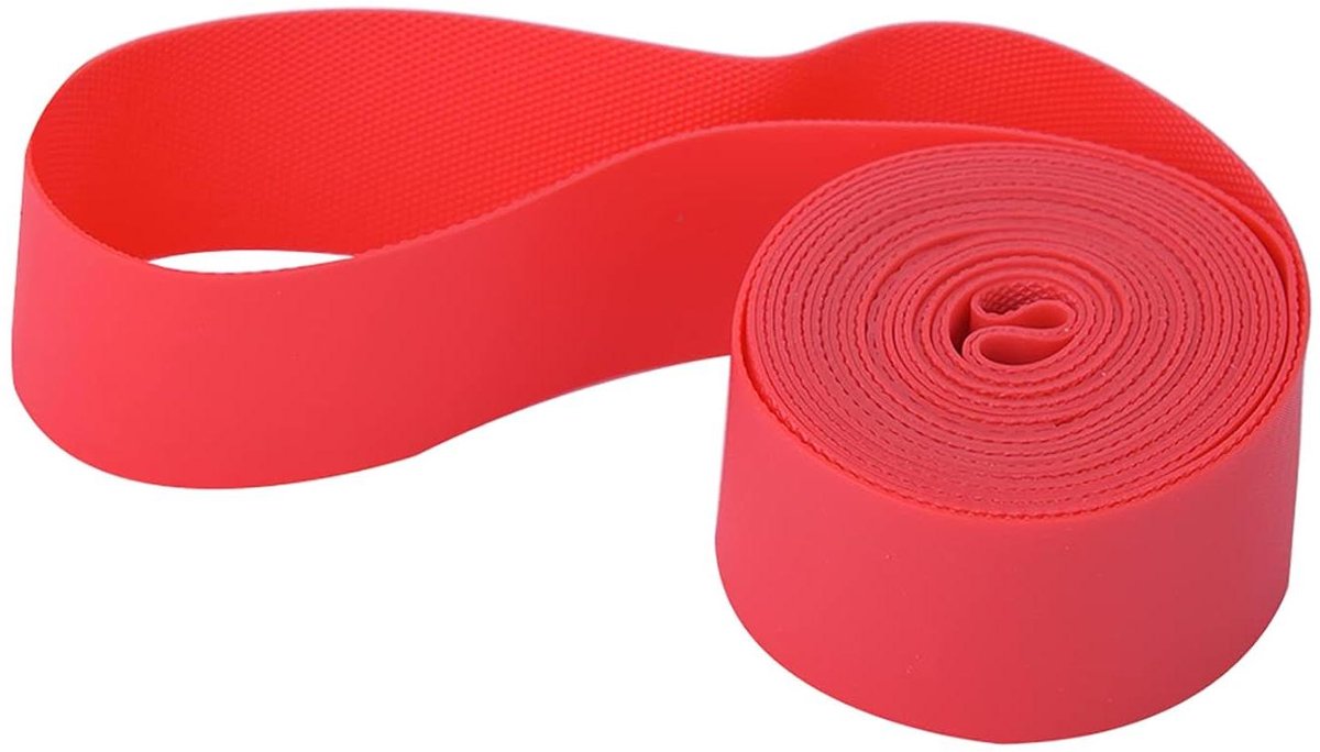 2PCS Fietsstrip, Fietsbandvoering Bandvoering Velglint 26Inch PVC Binnenband Bandbescherming Pad Liner Fietsband Velglint Sport Buiten, Rood 4 Maten (700C/29 inch)