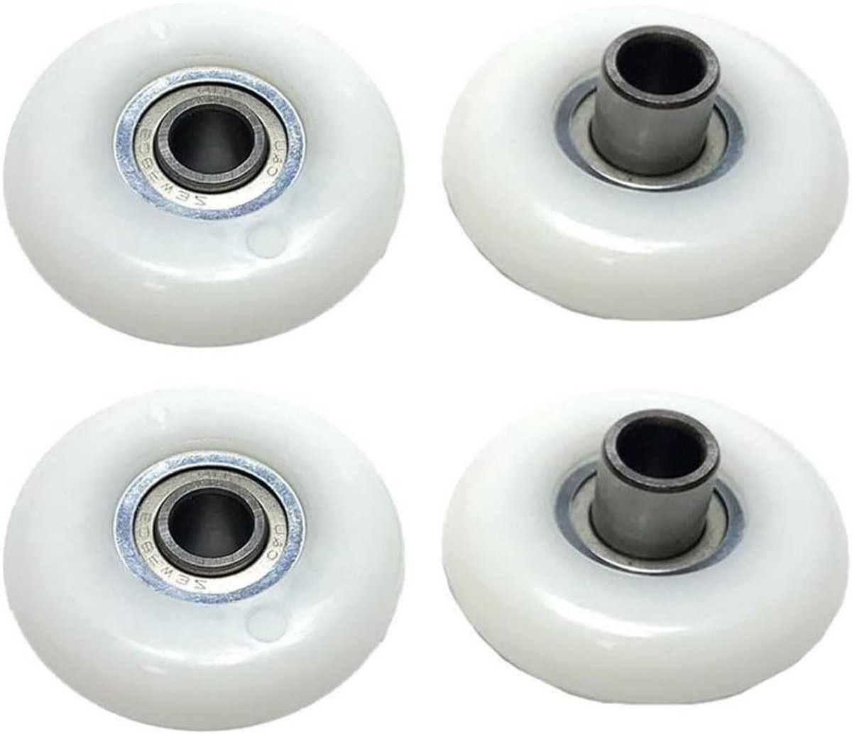 Roeimachine Katrol - Fitness Onderdelen - Apparatuur Reparatie - Hoge Sterkte Plastic - 43 mm - Wit