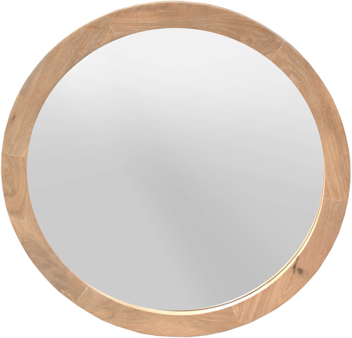 Starfurn Ronde spiegel Dide Naturel Mangohout 60 cm