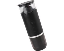 Draagbaar Koffiezetapparaat - Capsule Machine - Koffie Onderweg - Volledig Automatisch - 100ml Tank - Zwart