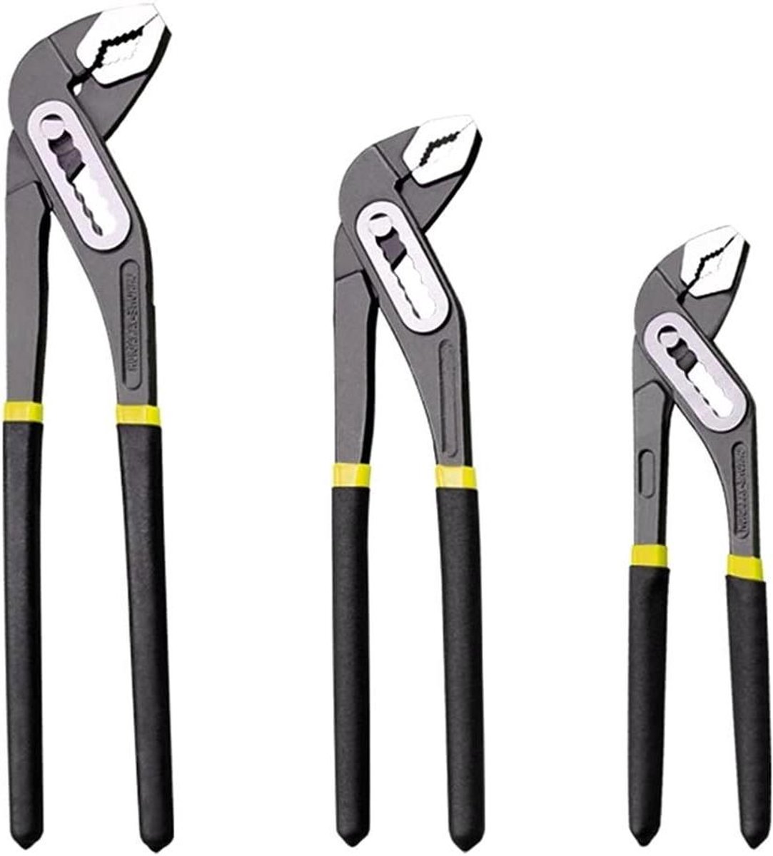Waterpomptang - Verstelbare Tang - Reparaties Uitvoeren - Anti-knel bescherming - 25 cm - Zwart
