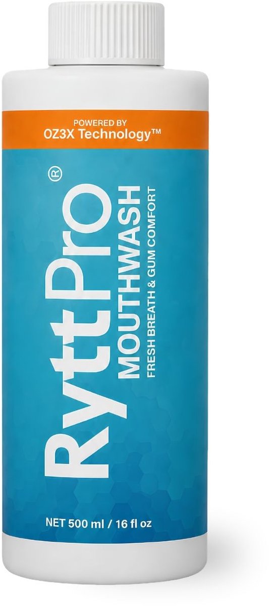 RyttPro® Fresh Breath Mondwater - Alcoholvrij - OZ-3X Technology - Frisse Adem