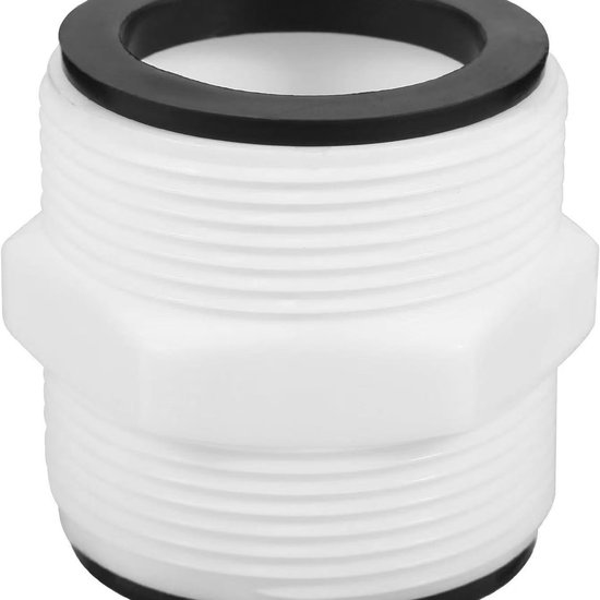 3 slangverlengstukken voor Geschikt voor Intex & Coleman opblaasbare zwembaden, connectorvervanger, geschikt voor filterpompen, met schroefslangverbinding, 1,5 tot 1,5 inch (ongeveer 3,8 tot 3,8 cm) afvoeraansluiting verlenger — afbeelding 2