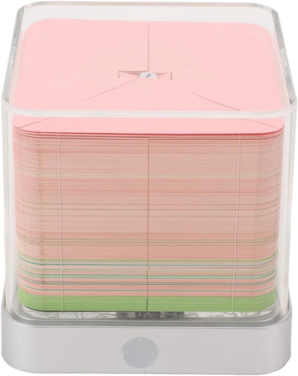 Kunstkalender Memo Pad met 3D Love Castle Design - Desktopornament voor 2025 - Handgemaakt en Creatief Kawaii Post Notes Bladwijzer - DIY Creatieve Geschenken - Decoratieve Planner Accessoires