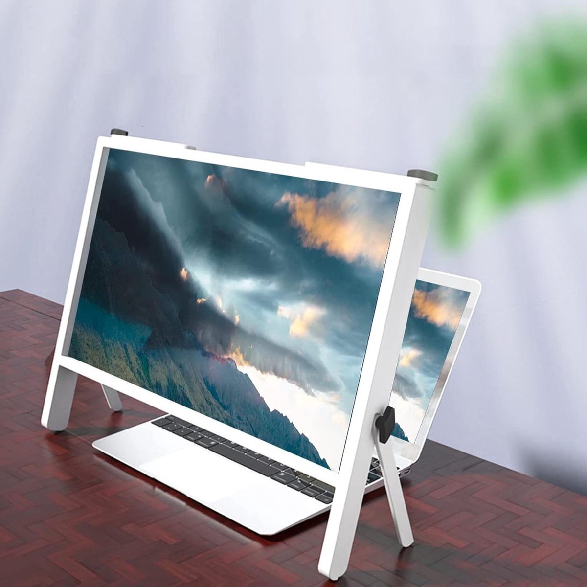 Schermvergroter Laptop - Telefoon Projector - Film Kijken - HD Optische Zoom - 21 inch - Houtkleur