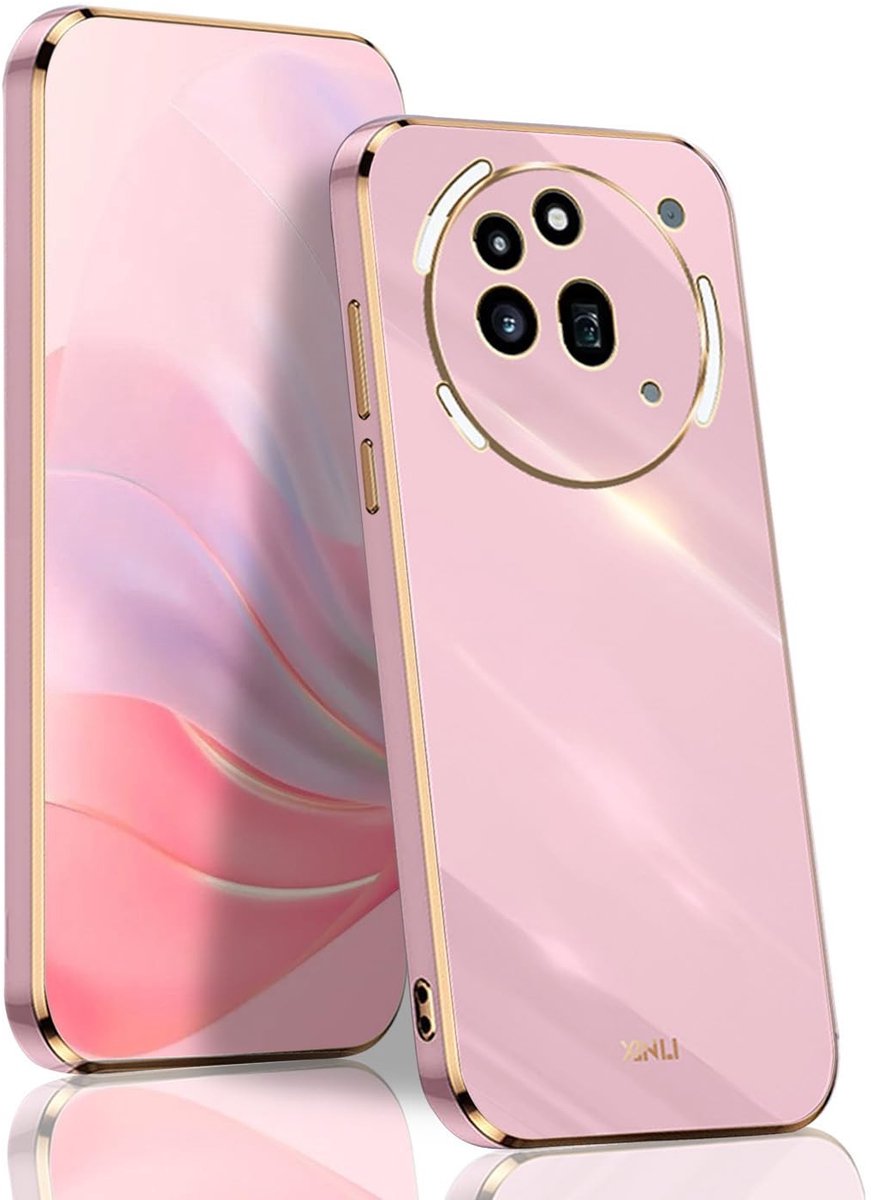 MTTproducts- Telefoonhoes Schokbestendig - TPU Bumper - Luxe Galvaniseren - Elegante Bling - Anti-drop - Compatibel met Nothing Phone (3a) Pro - Telefooncover
