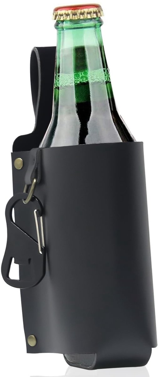 NTH products- Bierhouder - Draagbare Bierholster - Drankhouder voor Picknick - Cadeau voor Vaderdag - Handen Vrij - Geschikt voor Bierfles/Bierblikje