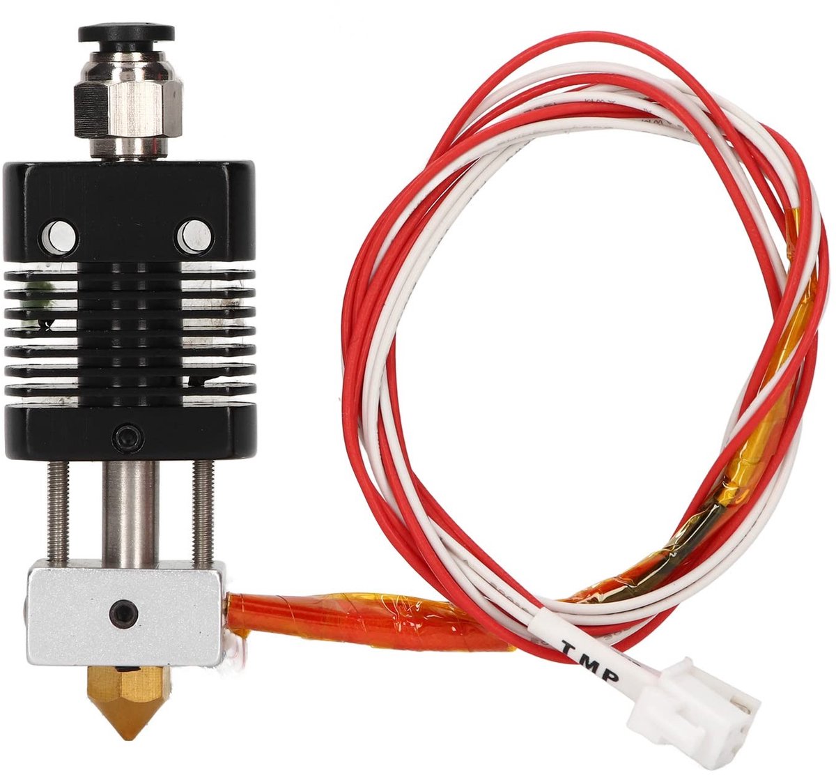 NTH products- Extruder Hotend - 3D-printer-extruder - Aluminium/Messing - Verwarmingsbuis 24V 40W - Nozzle 0,4 mm - Geschikt voor Anet ET4/ET4 Pro
