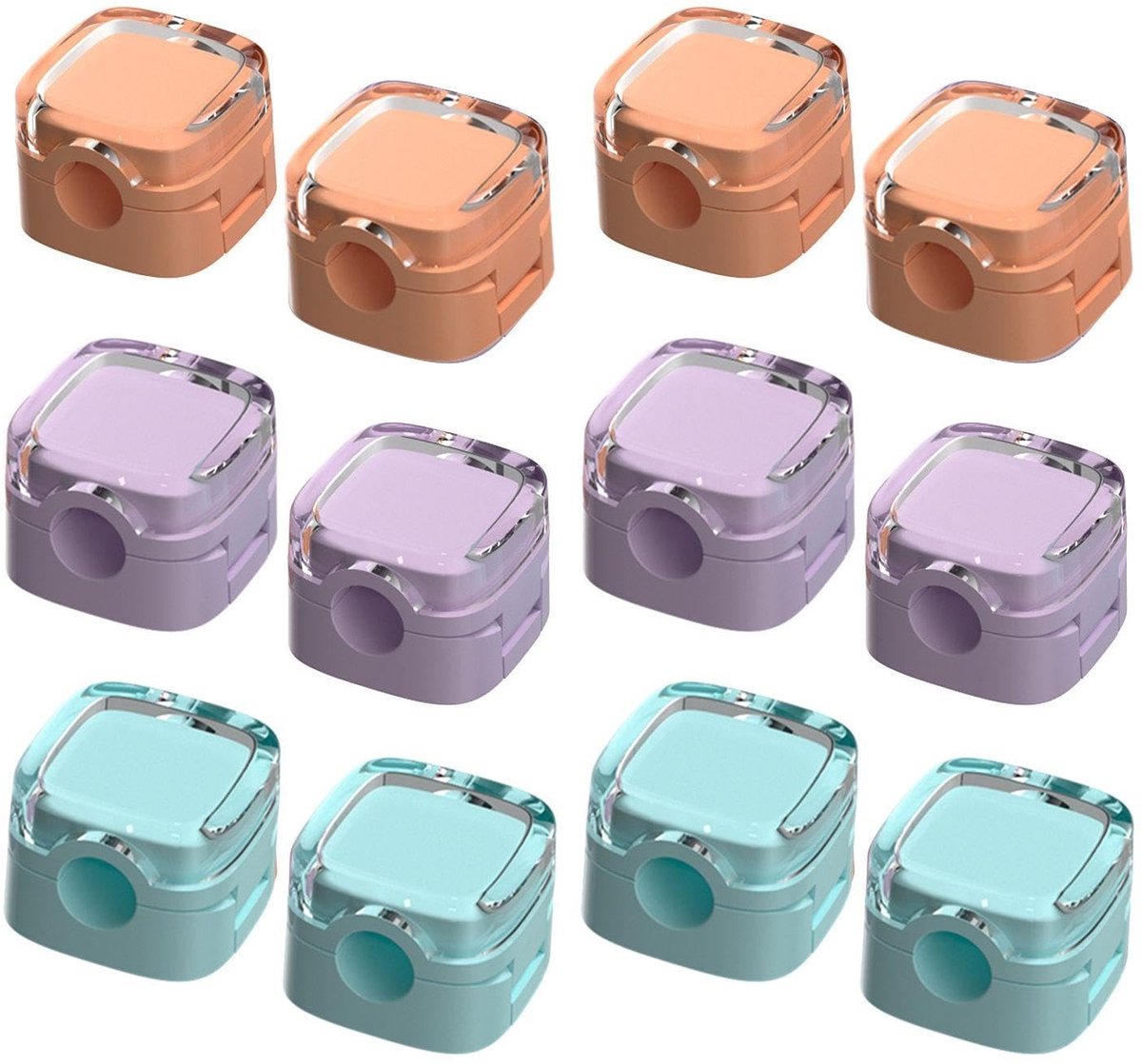 Cosensi - 12 Stuks Magnetische Kabelhouders voor Thuis