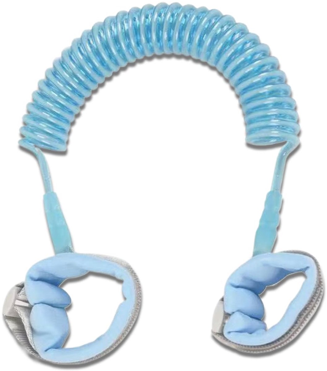 Dailygoods- Veiligheidsarmband 2 m - Draagbaar - Kinderriem - Tegen verlies - 360° draaibaar ontwerp - Rekbaar draadtouw